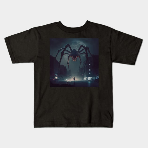 spider shelob Kids T-Shirt by Trontee